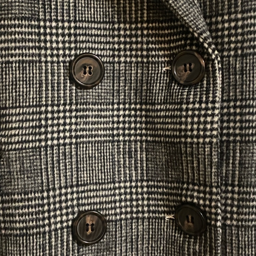 Avec Les Filles Plaid Long Blazer / Jacket - Picture 4 of 10